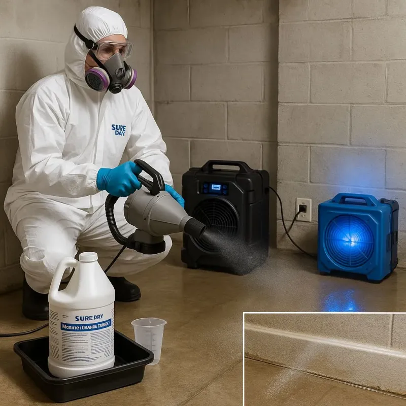 Sanitization and Odor Removal process in Akron, OH